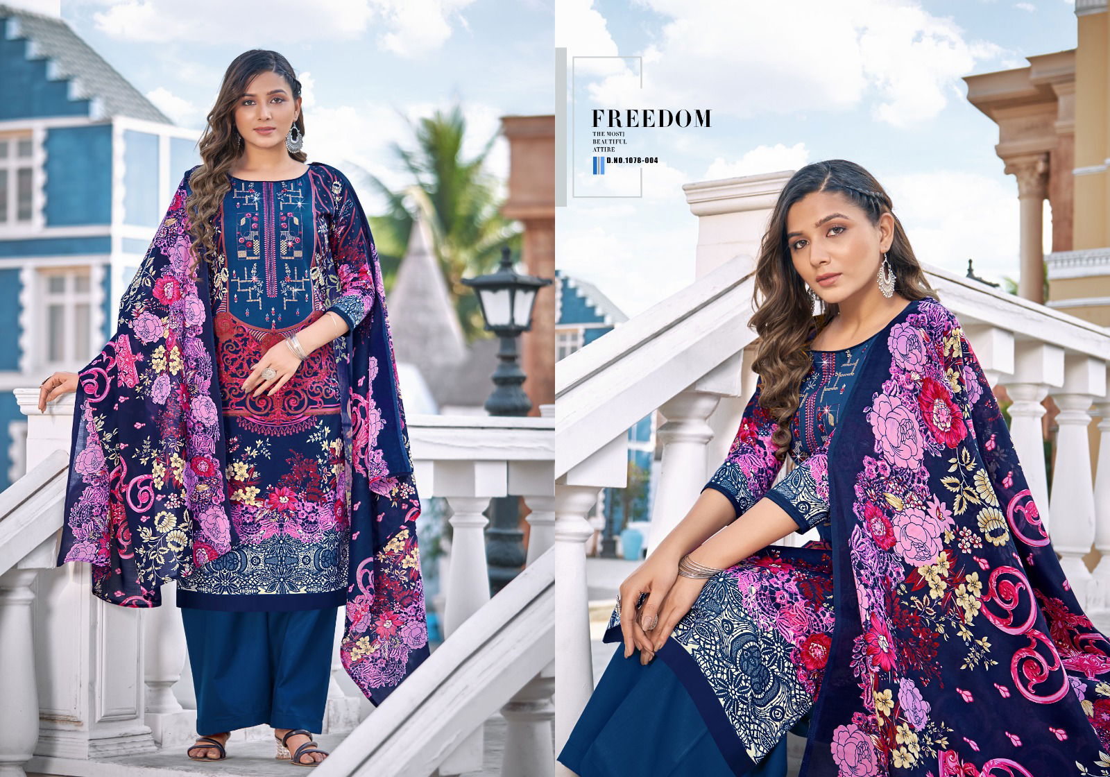 Mareena Vol 14 By Romani Cotton Dress Material Catalog